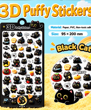 3D resin stickers 