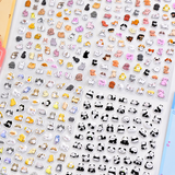 Load image into Gallery viewer, Cute 3D Cat Puffy Stickers – Korean-Style Cartoon Animal Stickers for Kids, Phone Cases &amp; DIY Decoration