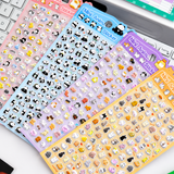 Load image into Gallery viewer, Cute 3D Cat Puffy Stickers – Korean-Style Cartoon Animal Stickers for Kids, Phone Cases &amp; DIY Decoration