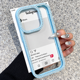 Load image into Gallery viewer, Double-Sided Rhinestone iPhone Case – Sparkly Transparent Shockproof Full-Cover Case for iPhone 17 Pro Max / 16 / 14 / 13