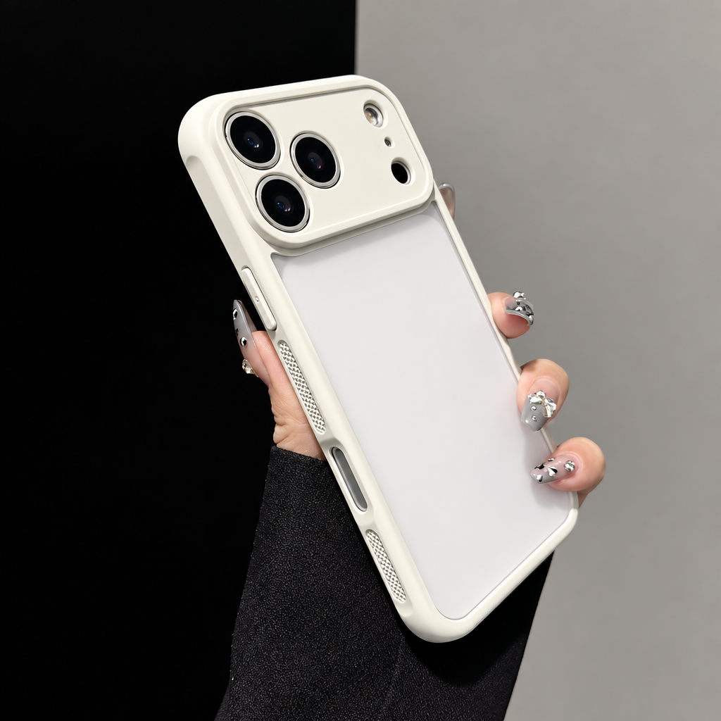 Side-Cooling iPhone Case – Soft-Touch Shockproof Protective Case for iPhone 17 Pro Max / 17 Pro / 16 / 15 / 14