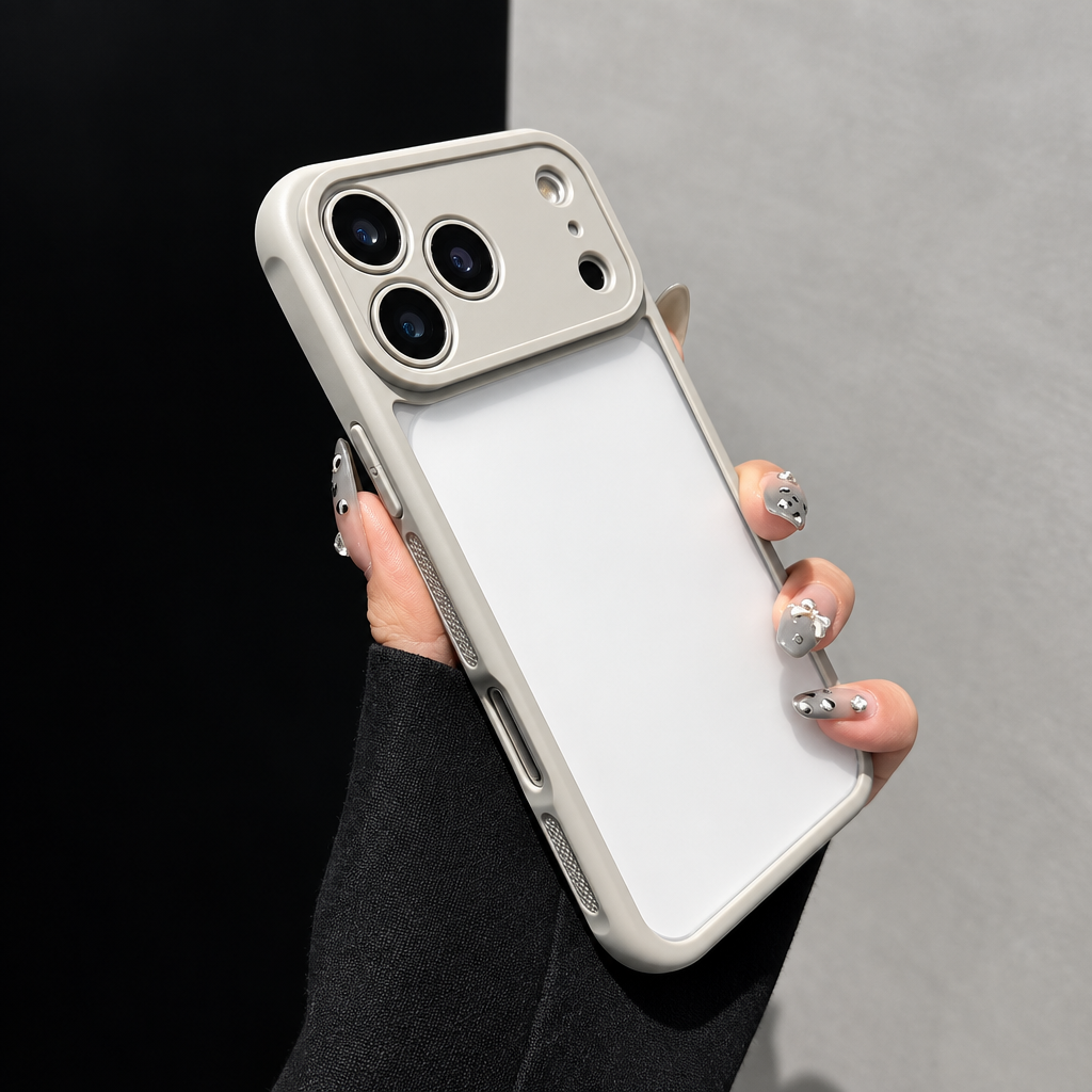 Side-Cooling iPhone Case – Soft-Touch Shockproof Protective Case for iPhone 17 Pro Max / 17 Pro / 16 / 15 / 14