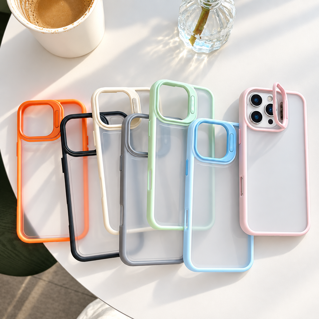 Cooling iPhone Case – Soft-Touch Shockproof Case with Side Cooling Design for iPhone 17 Pro Max / 17 Pro / 16 / 15 / 14