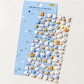 3D Cute Animal Puffy Stickers – Kawaii Foam Stickers for Phone Cases, Journals & DIY Crafts