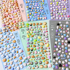 3D Cute Animal Puffy Stickers – Kawaii Foam Stickers for Phone Cases, Journals & DIY Crafts