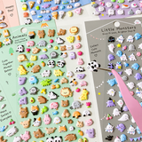 Load image into Gallery viewer, 3D Cute Animal Puffy Stickers – Kawaii Foam Stickers for Phone Cases, Journals &amp; DIY Crafts