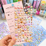 Load image into Gallery viewer, 3D Cute Animal Puffy Stickers – Kawaii Foam Stickers for Phone Cases, Journals &amp; DIY Crafts