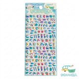 Load image into Gallery viewer, 3D Puffy Animal Stickers for Kids &amp; Girls, Kawaii Heart Stickers for Journals, Water Bottles &amp; DIY Crafts