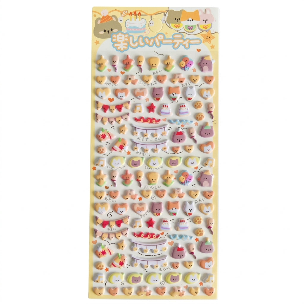 Kawaii Yellow Soft Sticker Decoden Phone Case, Handmade Cover Compatible with iPhone